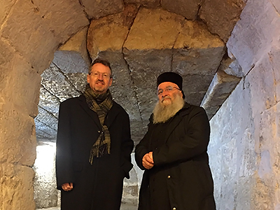 Bishop Robert and a Turkish Monk.