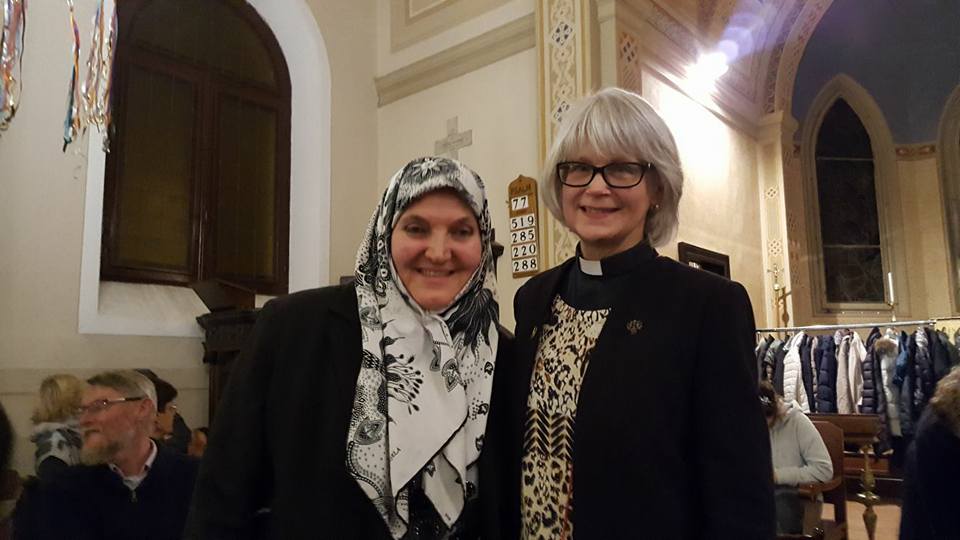 Two members of the All Saints community.