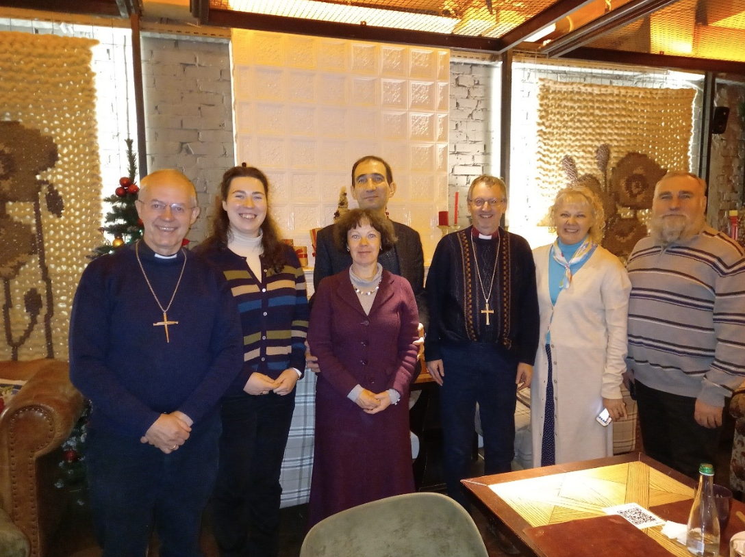 Bishop Robert in Ukraine.