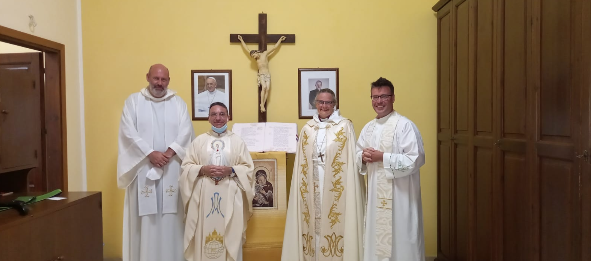 A group of clergy members.