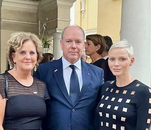 Dame Menna at a memorial service for the Queen.