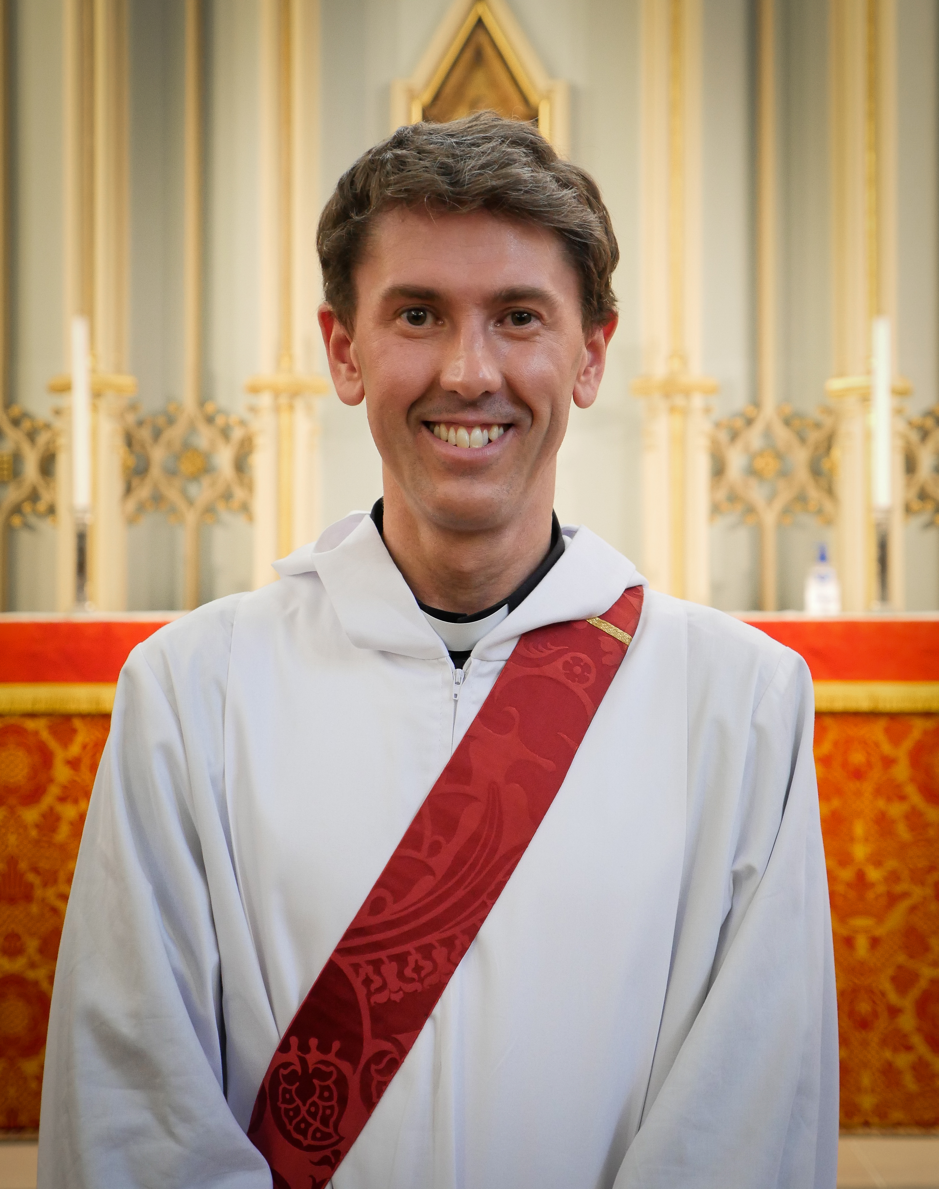 Newly ordained Reverend Glen.