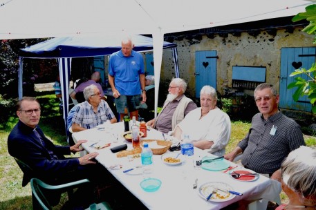 A lunch in Pau, France.