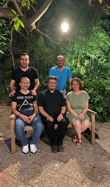 Regular clergy at St Marys, Izmir.