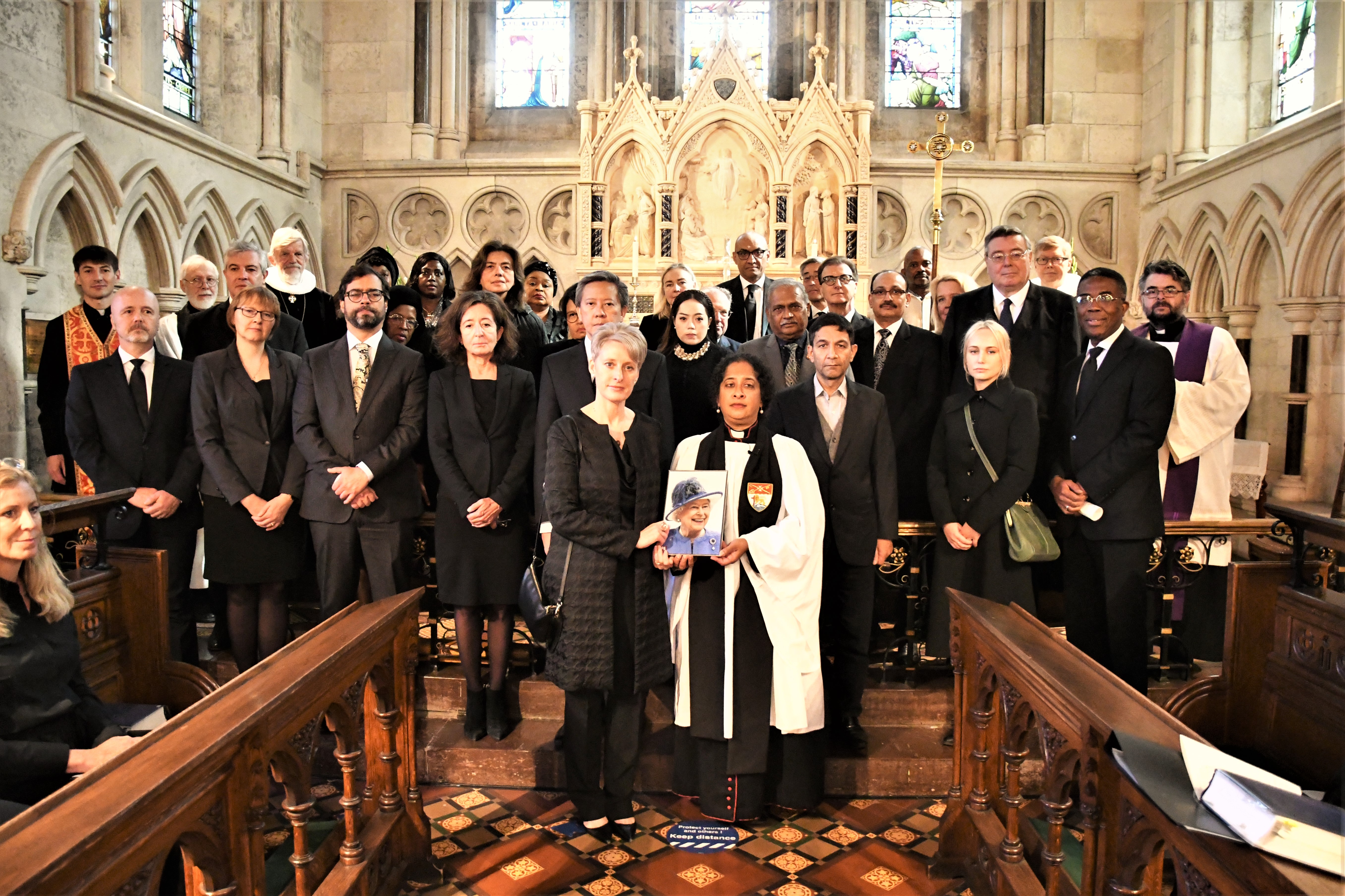 A congregation at St Albans.