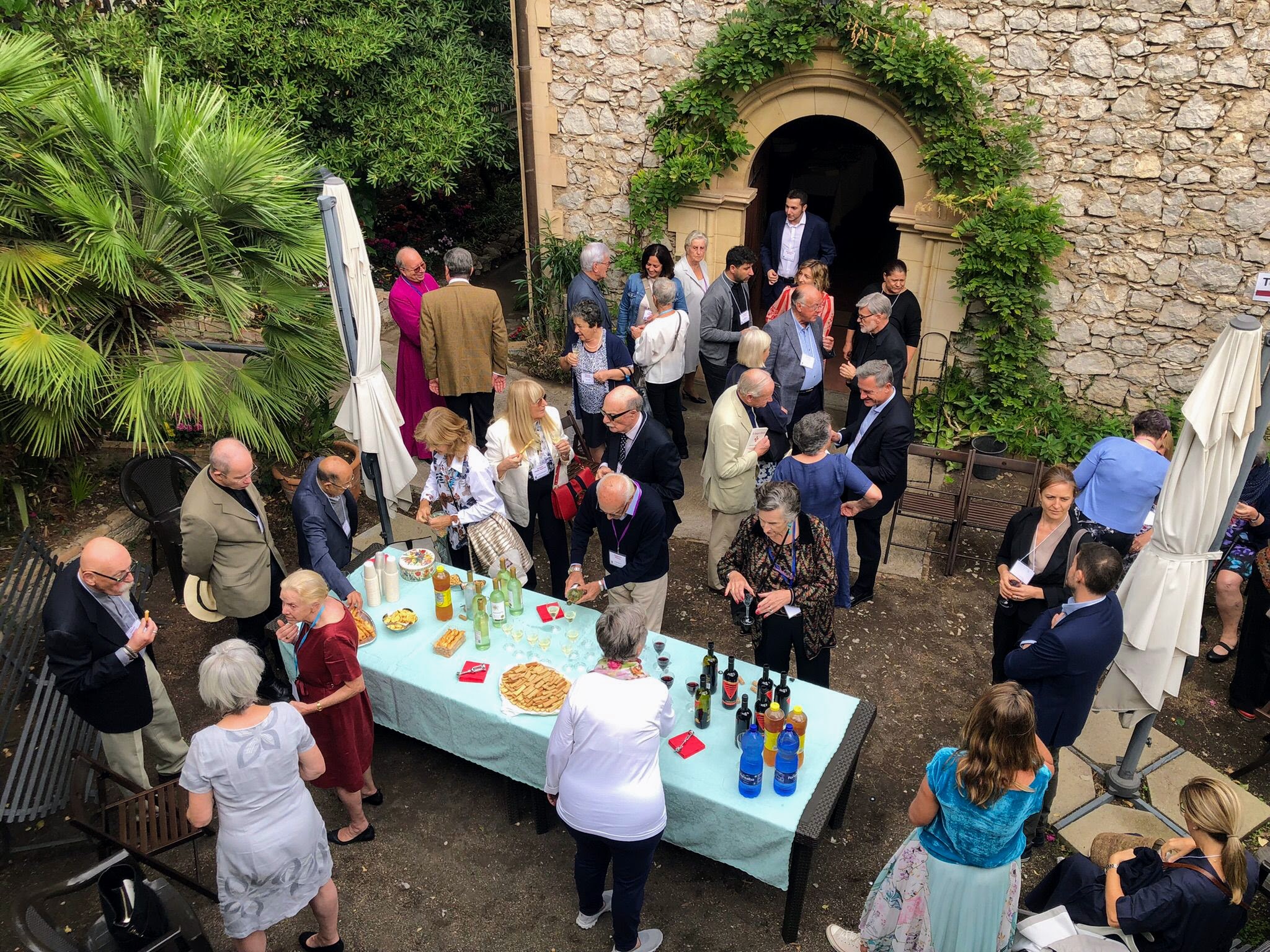 The crowd gathered for the Centenary.