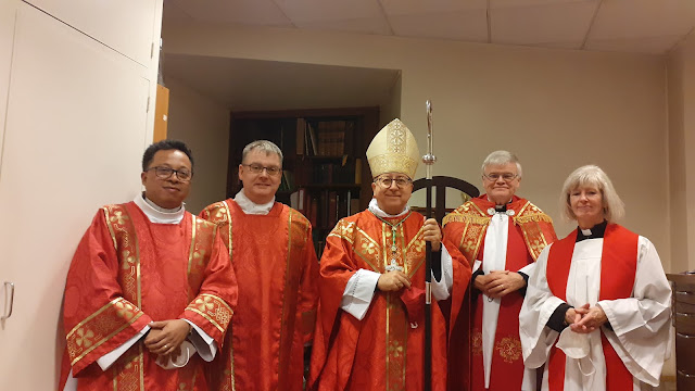 Bishop David and Clergy.