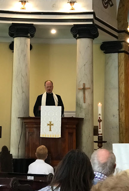 Fr Thomas Pott, preaching at Holy Trinity Church