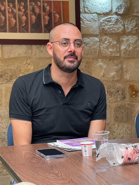 Dr Elias Daer at the Holy Land Trust
