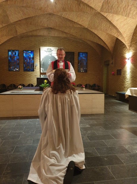 Bishop Robert Licenses Catriona Laing.
