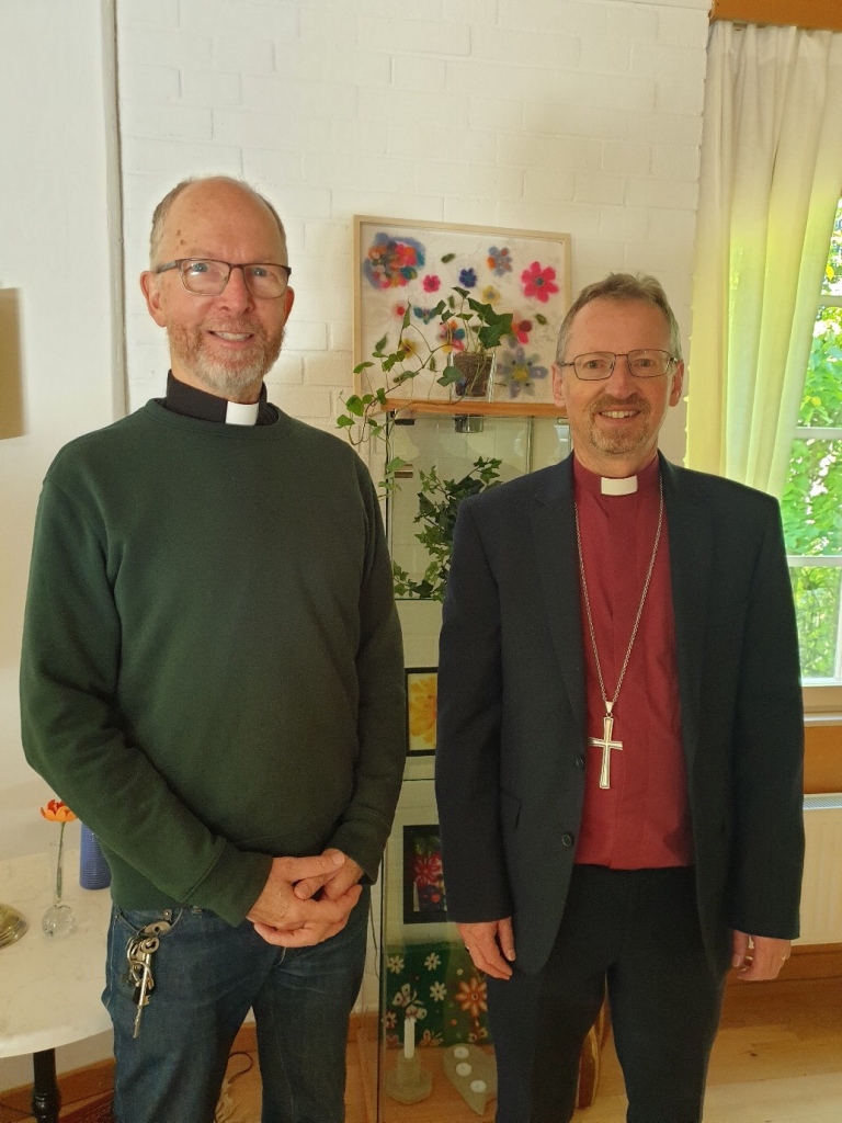 Bishop Robert and Reverend Nick Howe.