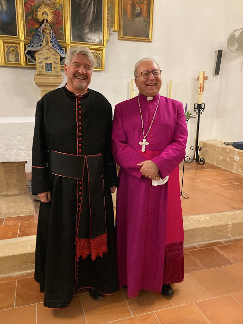 Bishop David and Canon Marcus Ronchetti