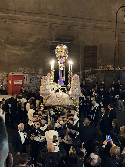 Good Friday vigil in Palermo.