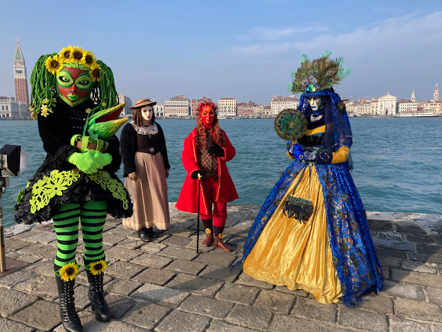 Carnivale costumes in Venice.