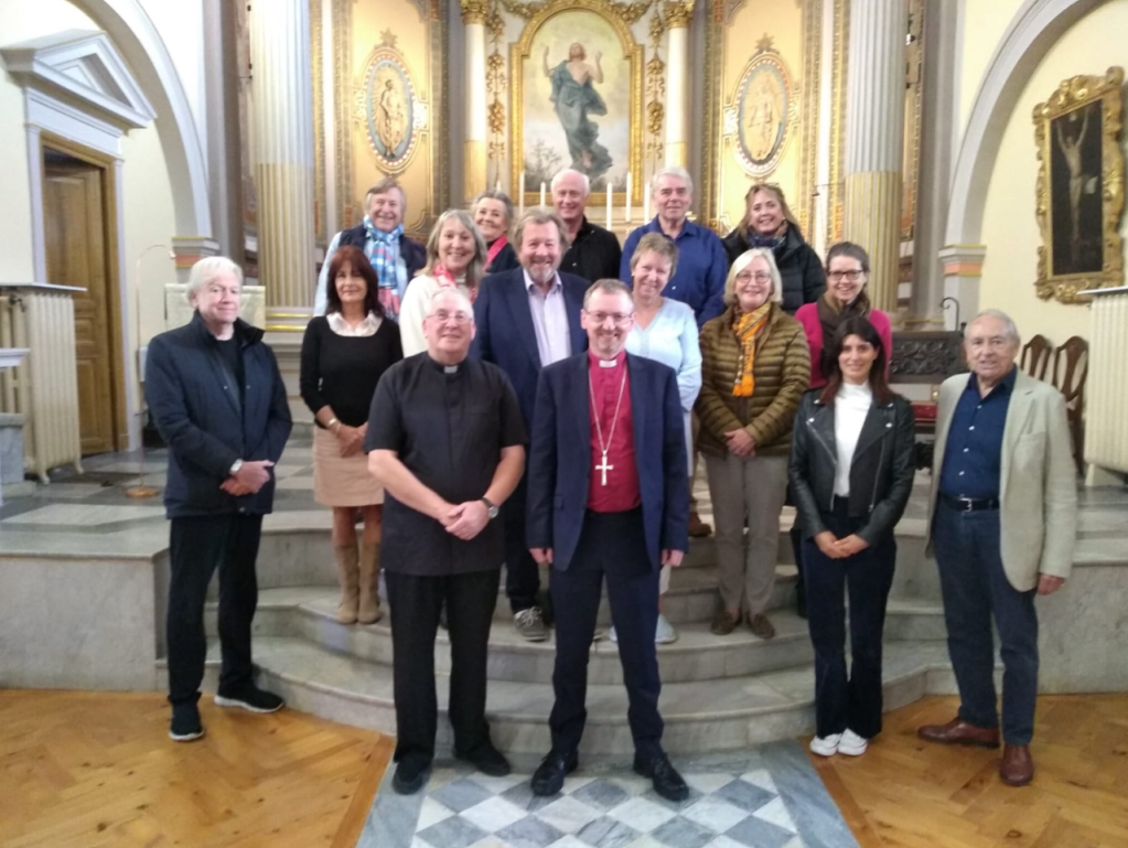 Bishop Robert at St. Michael’s Beaulieu.