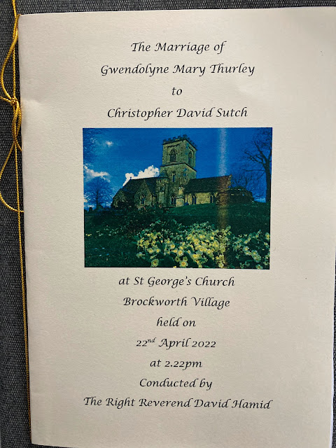 An invitation to the wedding.