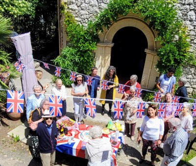 St. George’s Church, Sicily celebrating the Coronation.