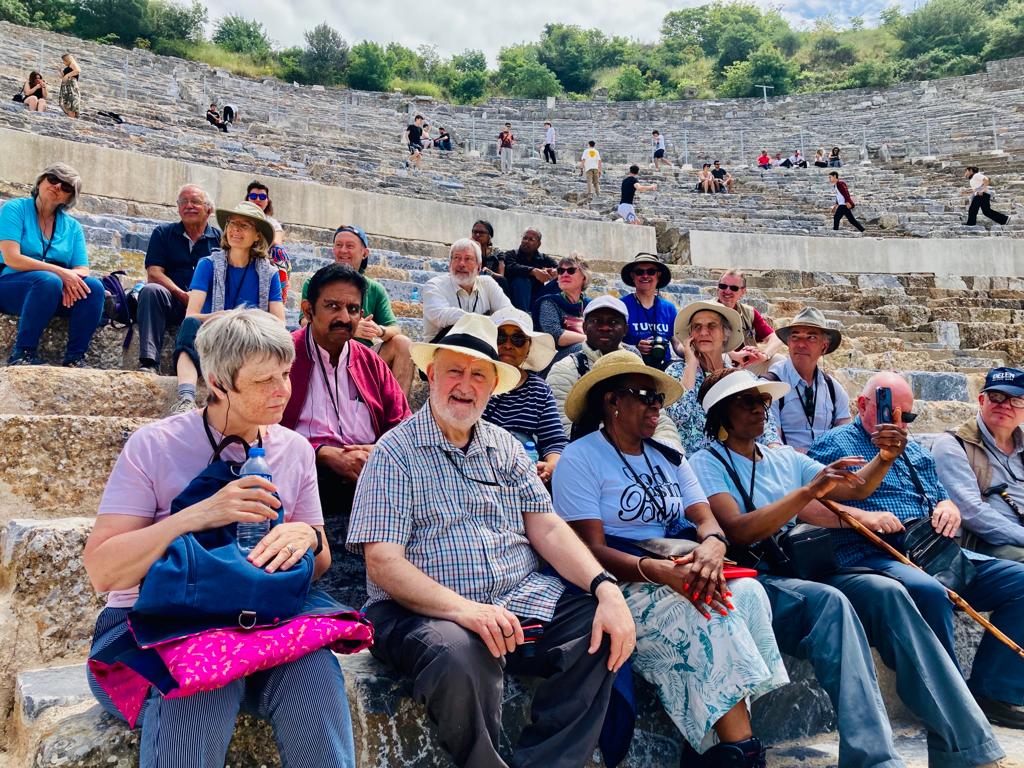 group on steps