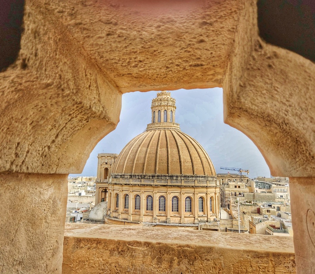 Valetta skyline from St Pauls tower