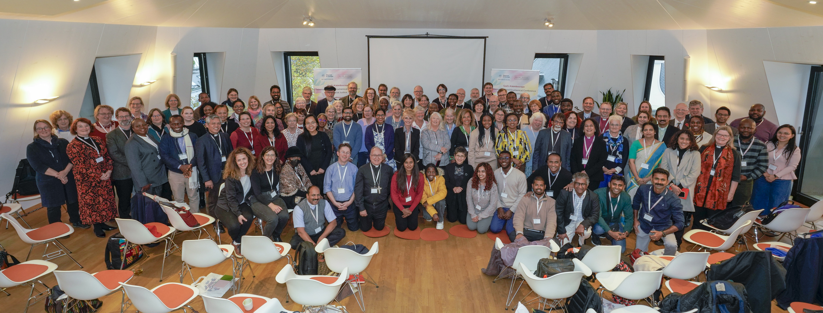Group photo of racial justice conference attendees 2023