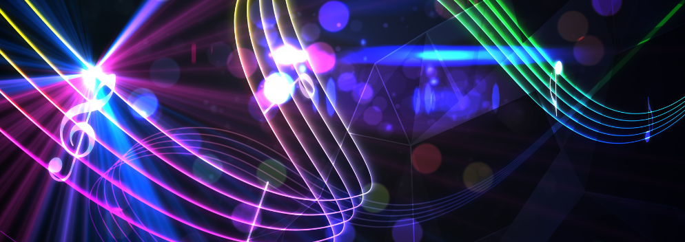graphic with musical notes
