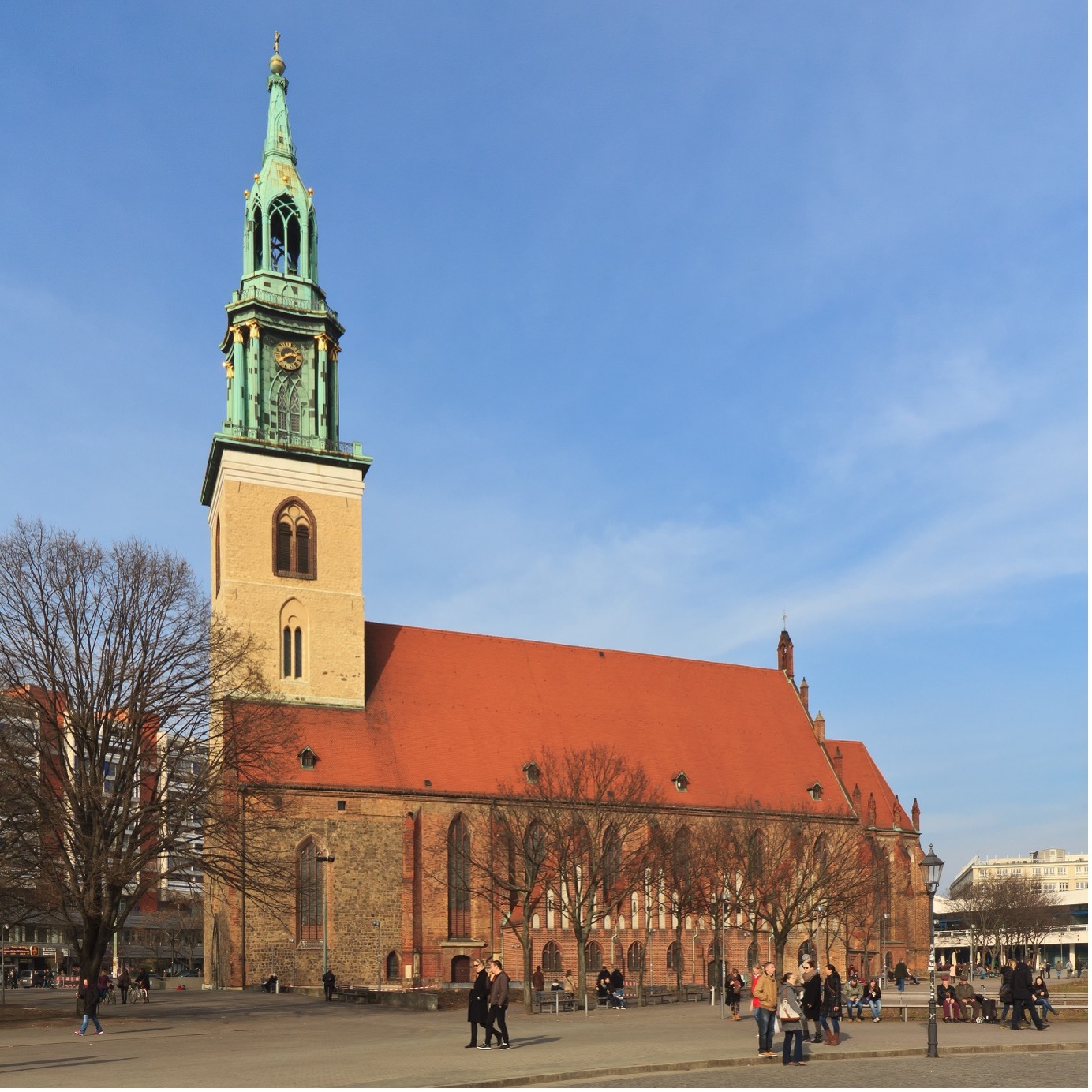A church against a blue sky