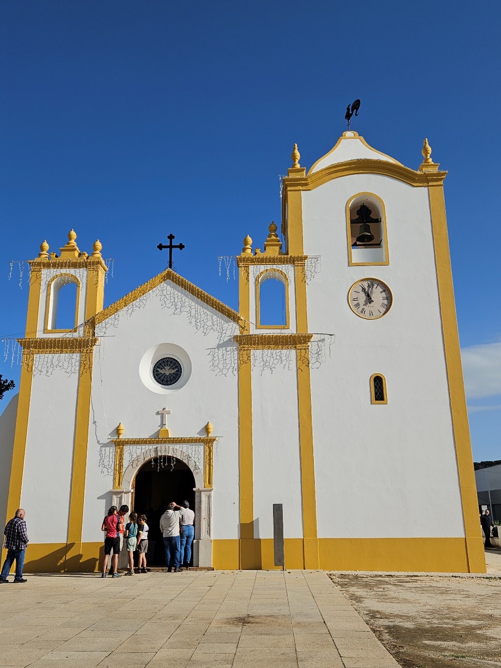 Exterior of Catholic church at Praia da luz.