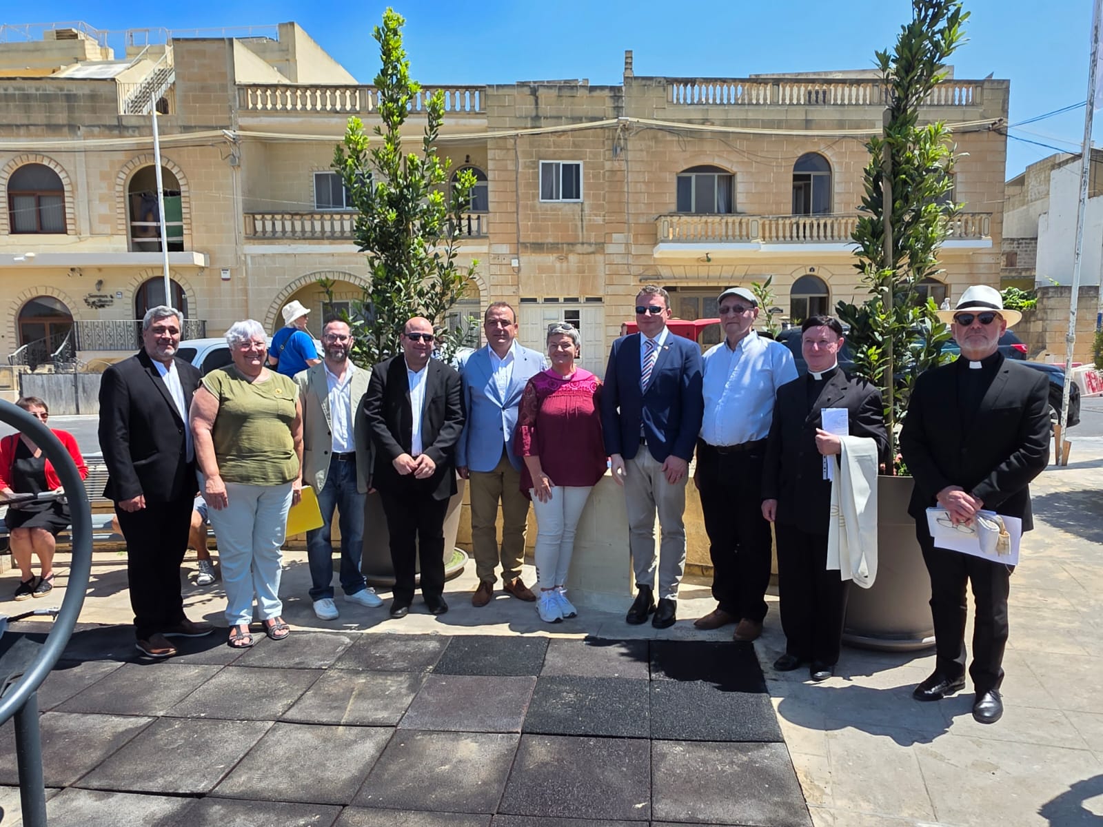 group outside
