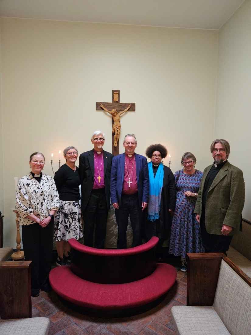 clergy face camera