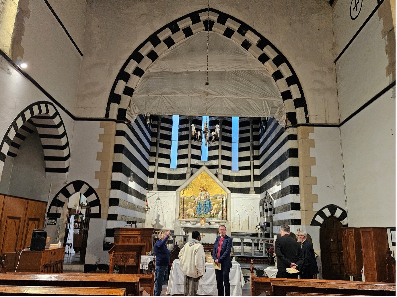 interior of church