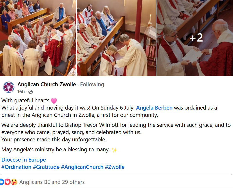 screenshot of Facebook page Zwolle