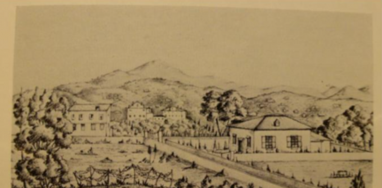 1824 sketch by Drusilla Way