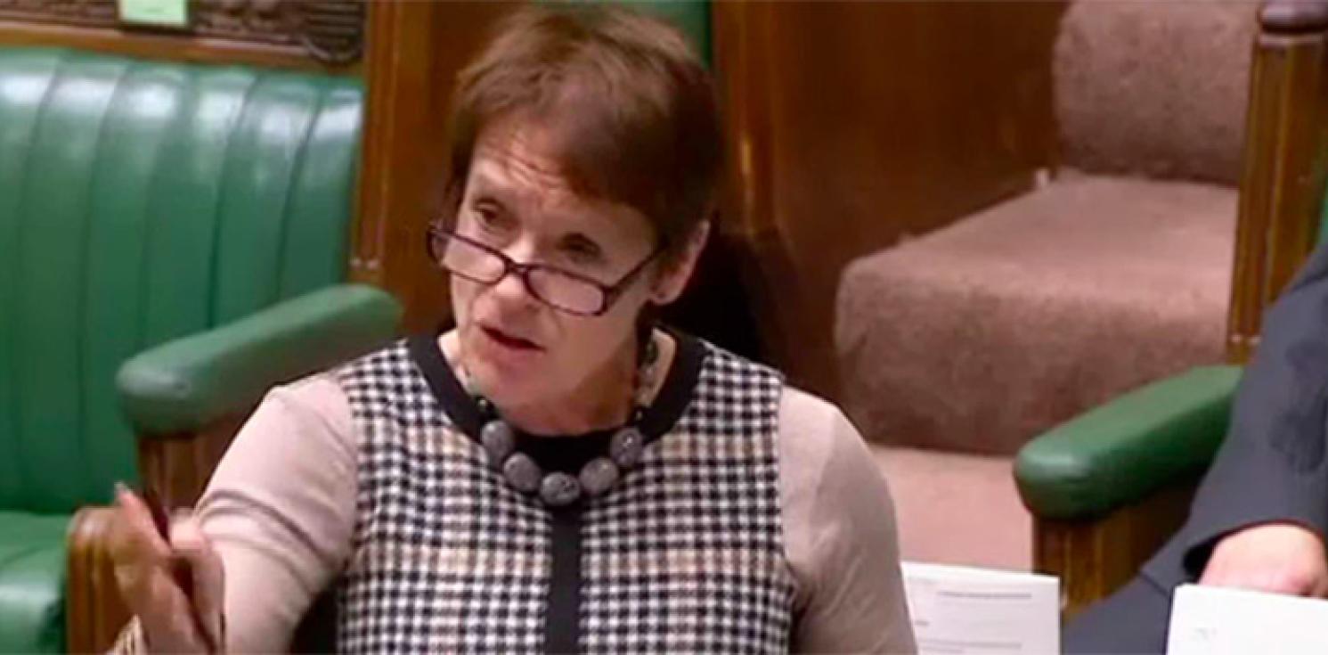 An image of Caroline Spelman in Parliament.
