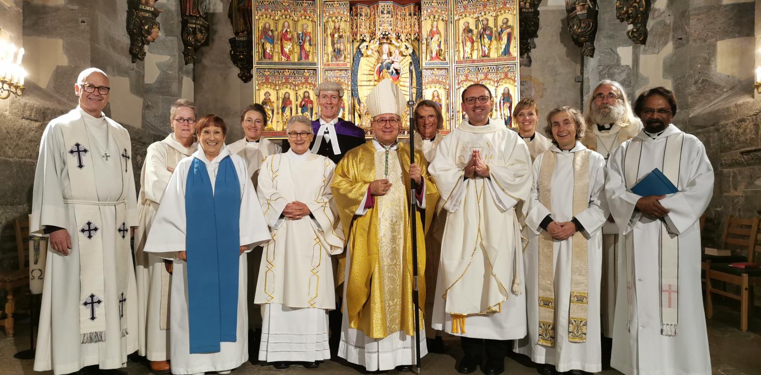 Newly ordained priests in Bergen.