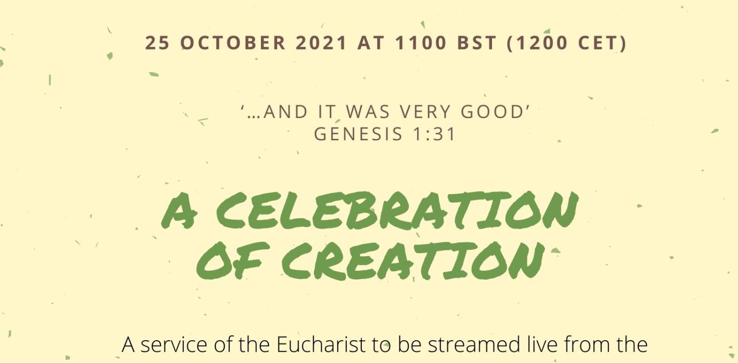 Friends of the Diocese Celebration of Creation Poster.