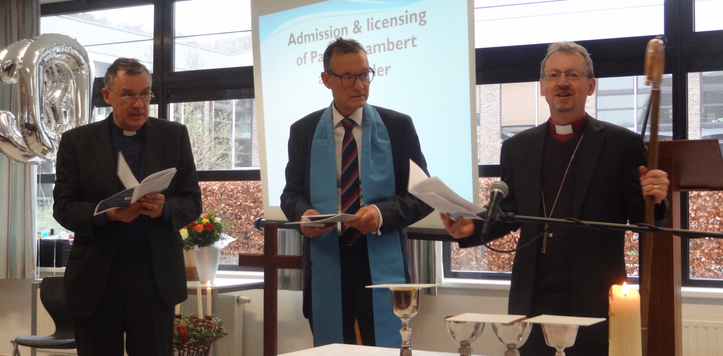 Patrick Lambert, a licensed Reader at St Paul's,Tervuren.
