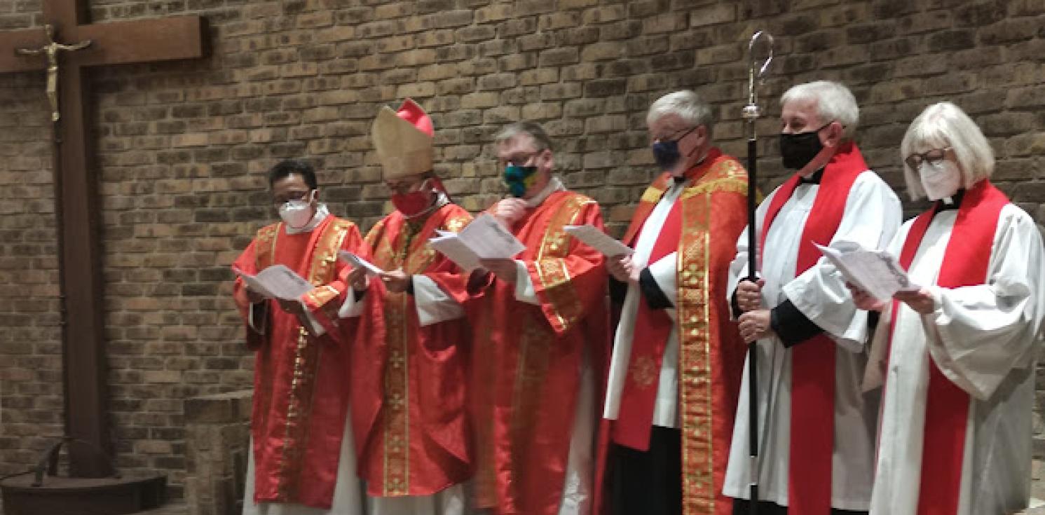 Bishop David and Clergy.