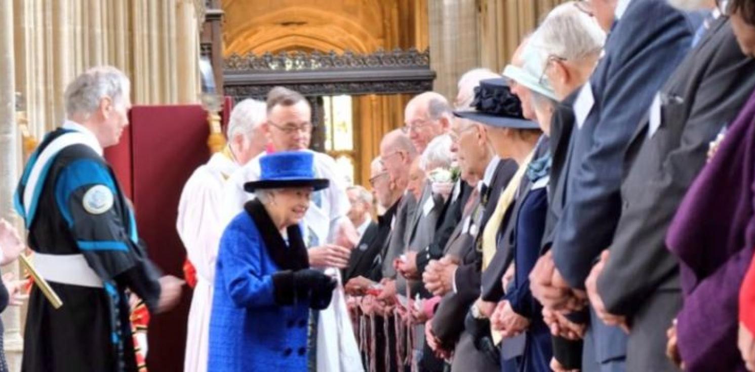 A number of people from the Diocese of Europe received Maundy Money at Windsor Castle. Here are some of them!