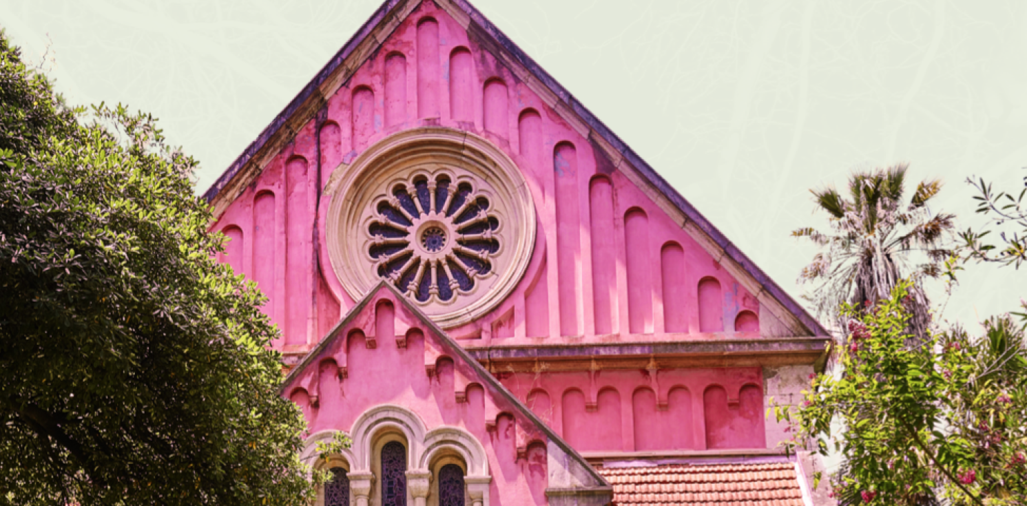 pink church