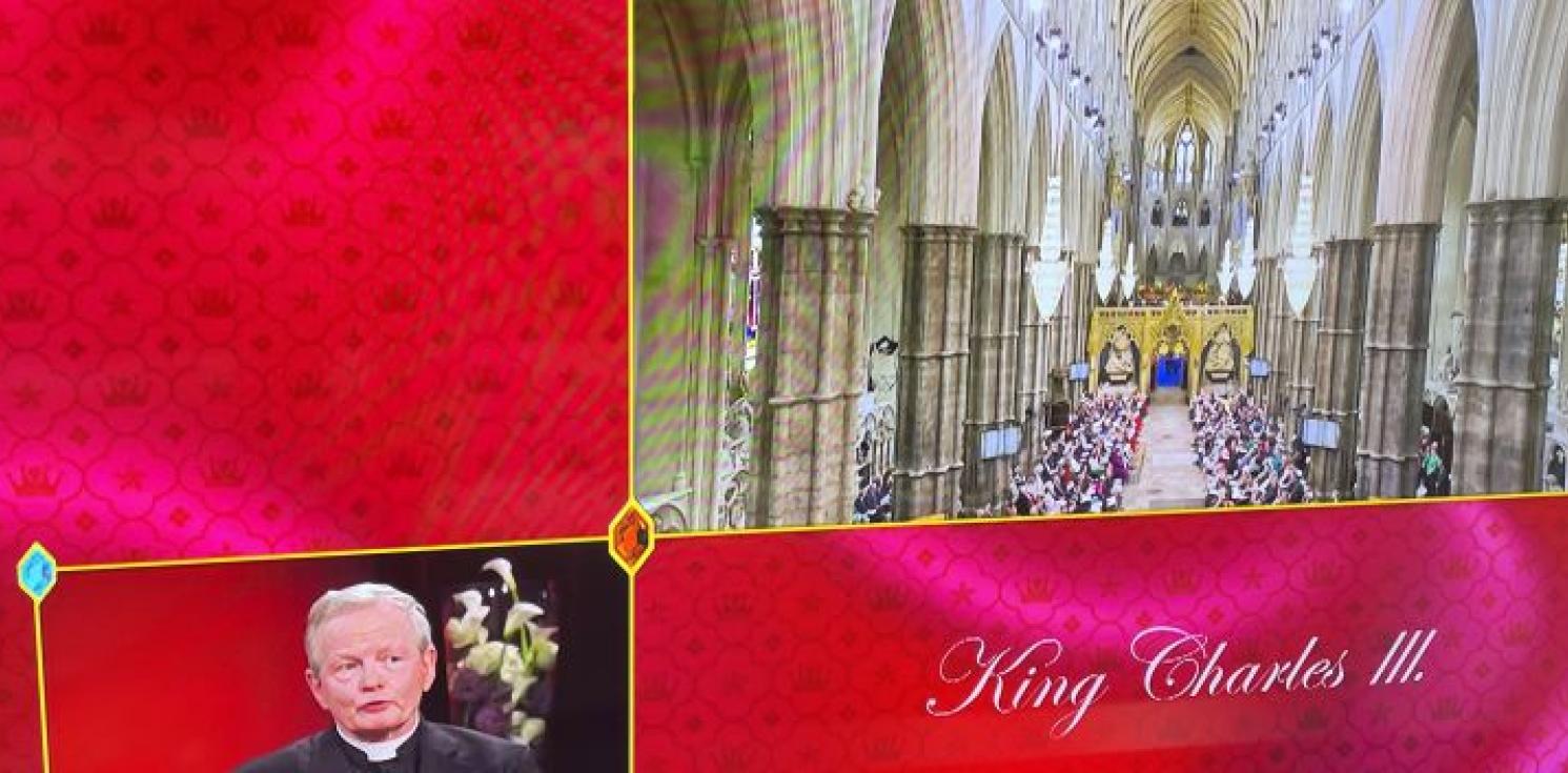 A broadcast of King Charles Coronation.