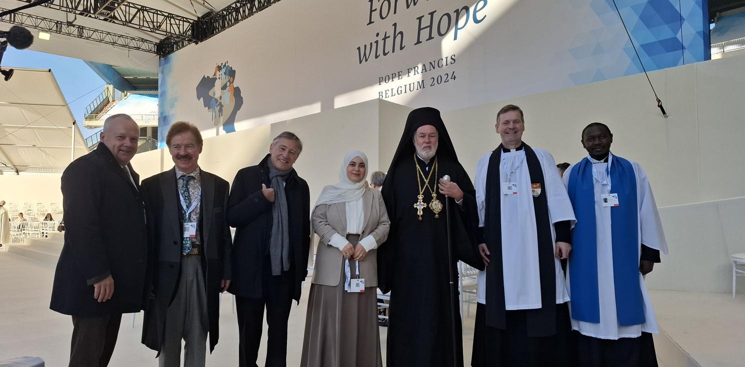 Religious leaders at the Papal visit