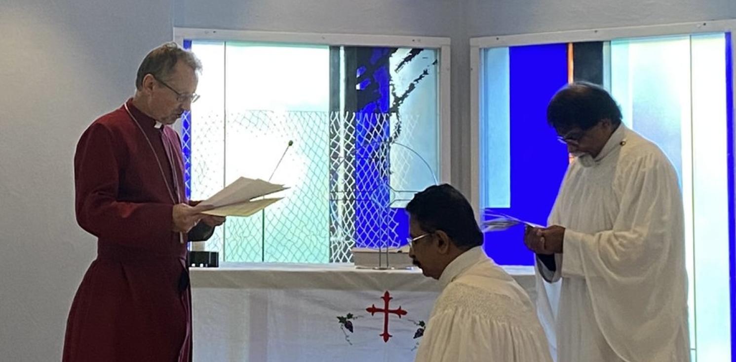 Revd Vinod Victor is commisioned