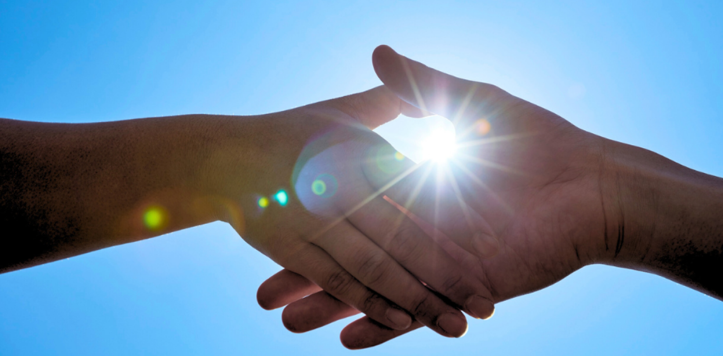 shaking hands