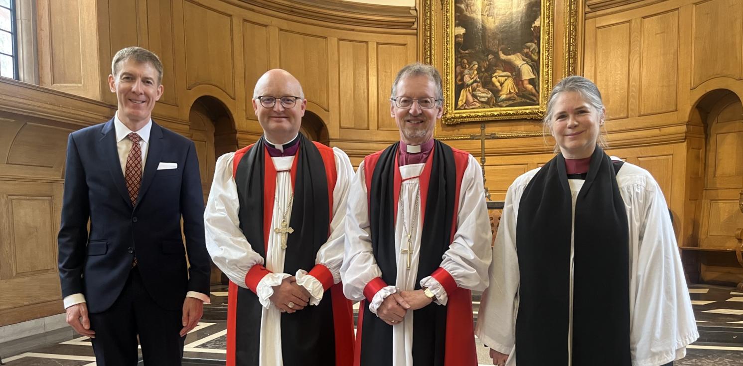 Bishop Luke with Bishop Robert