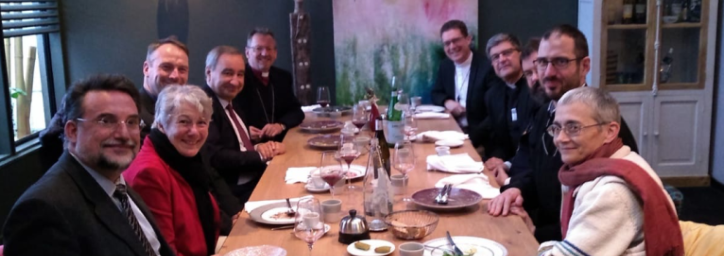 A lunch with the ecumenical leaders of France.