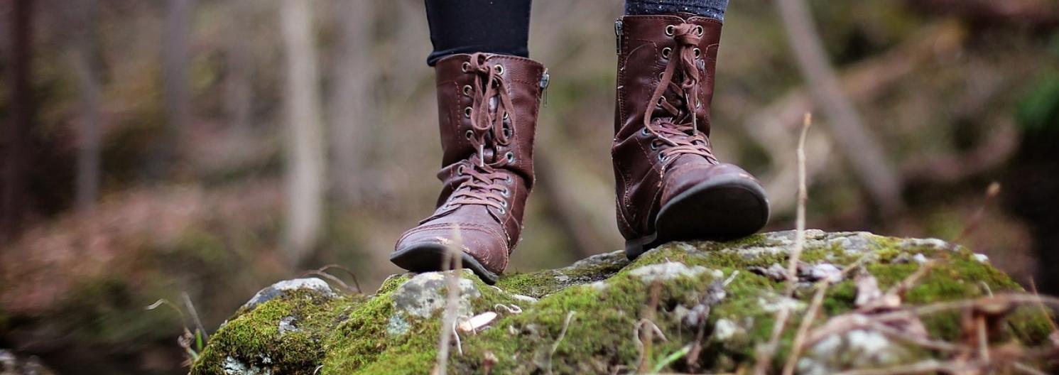 feet on solid ground