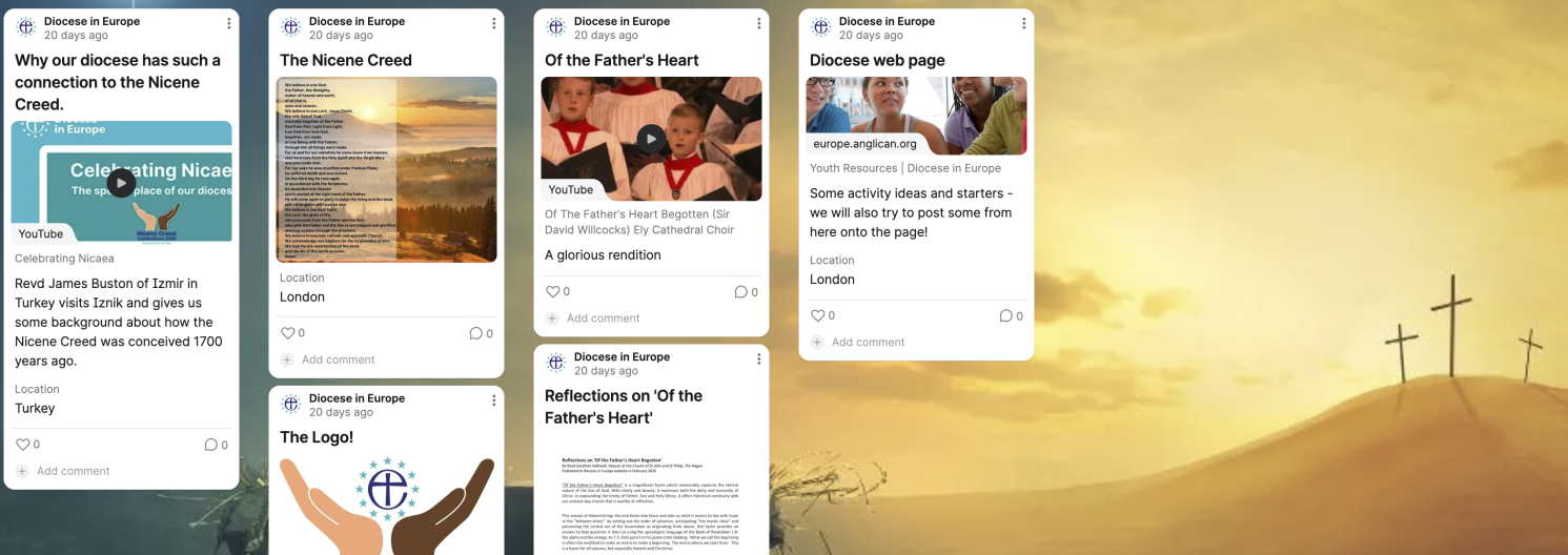 A screenshot of a Padlet
