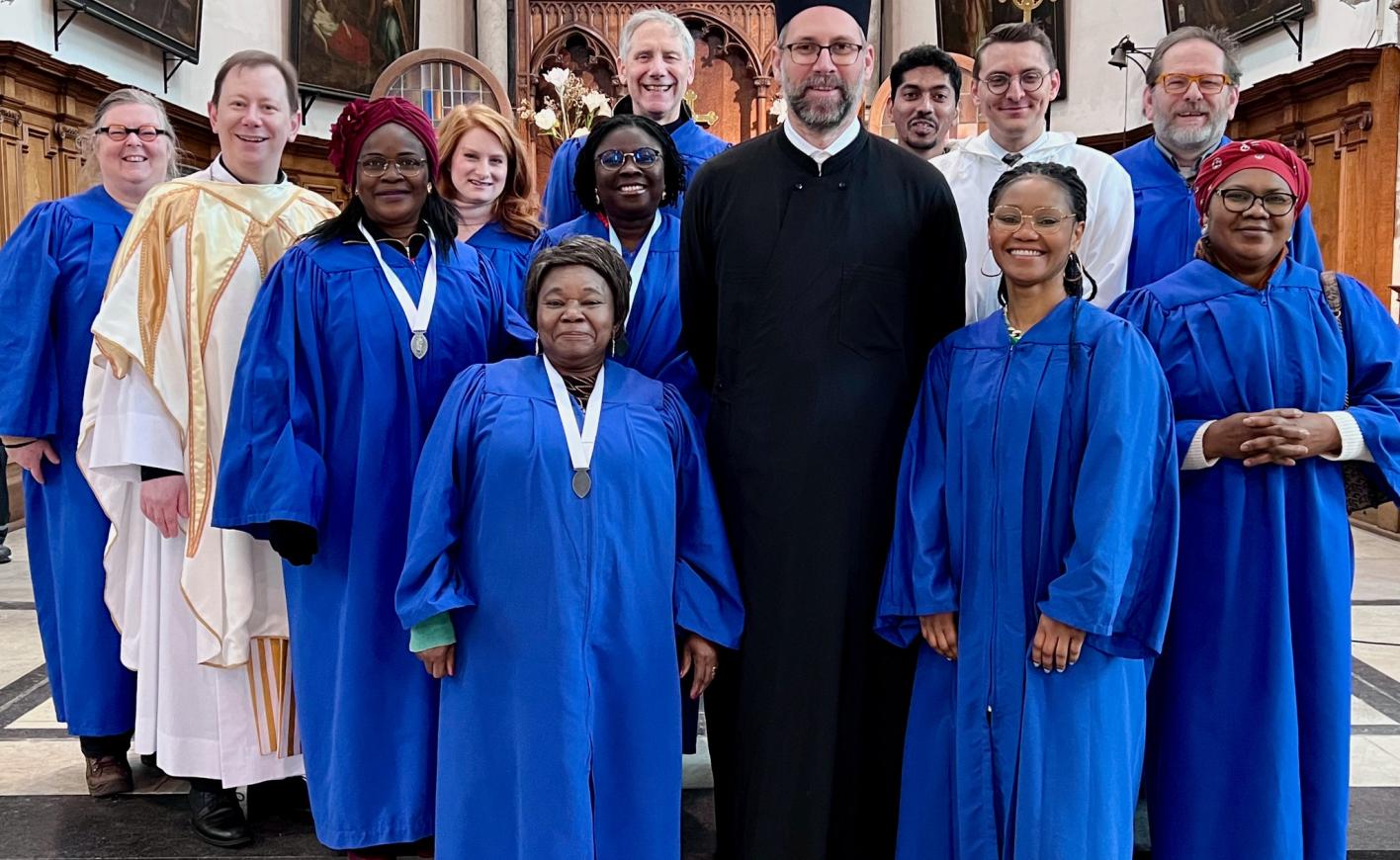 A group of clergy members.