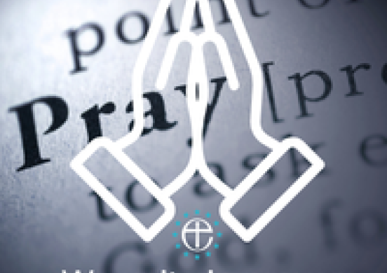 praying hands logo