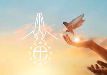 hand and dove
